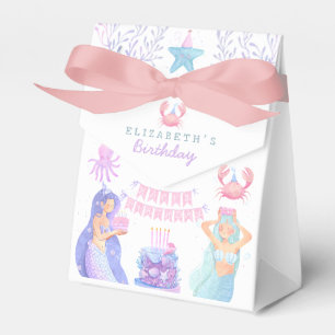 Little Mermaid Magical Birthday  Favor Box