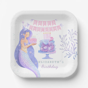 Little Mermaid Magical Under the sea  Birthday  Paper Plate