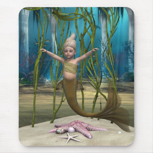 Little Mermaid Mouse Pad (Front)