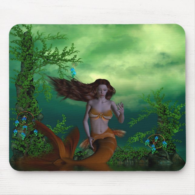 Little Mermaid Mouse Pad (Front)