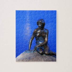 Little mermaid statue, Copenhagen, Denmark Jigsaw Puzzle
