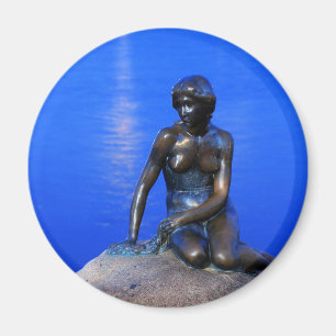 Little mermaid statue, Copenhagen, Denmark Magnet