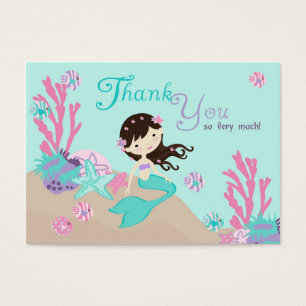 Little Mermaid TY Gift Tag L2 Brunette
