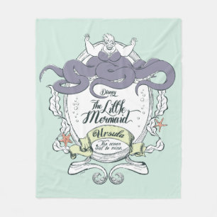 Little Mermaid   Ursula - The Ocean Will Be Mine Fleece Blanket