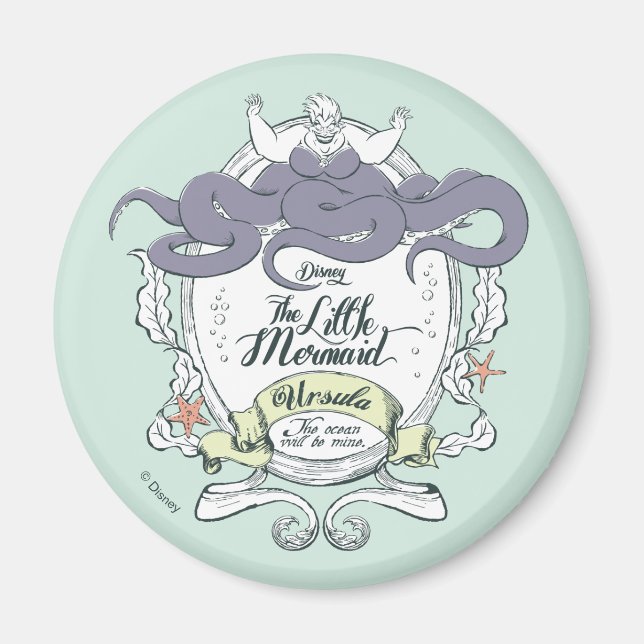 Little Mermaid | Ursula - The Ocean Will Be Mine Magnet (Front)
