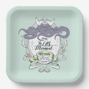 Little Mermaid Ursula - The Ocean Will Be Mine Paper Plate
