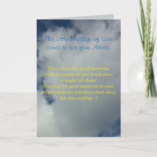 Little Message of Love 2, Greeting Card (Front)