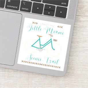 Little Miami Scenic Trail 3"x3" Sticker