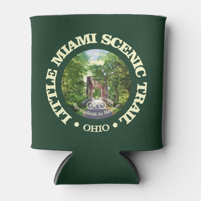 Little Miami Scenic Trail (cycling c) Can Cooler (Front)