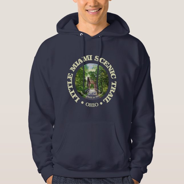Little Miami Scenic Trail (cycling c) Hoodie (Front)
