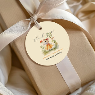 Little Mice Baby Shower Favour Tags