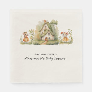 Little Mice Baby shower   Serviette en Papier
