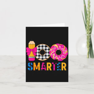 Little Miss 100 Days Smarter Celebration 100 Days  Card