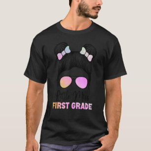 Little Miss 1st Grade First Grade Girls Back To Sc T-Shirt