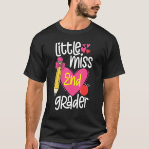 Little Miss 2nd Grade Back To School 2nd Grader  G T-Shirt