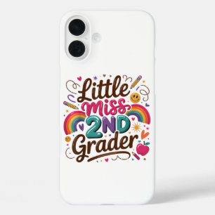 Little Miss 2nd Grade First Day of Second Grade iPhone 16 Plus Case