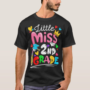 Little Miss 2Nd Grade First Day Of Second Grade  T-Shirt