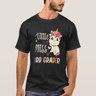 Little Miss 3rd Grader First Day Of School Third G T-Shirt