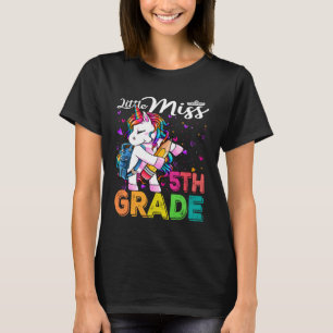Little Miss 5th Grade Back To School Girls 5th Gra T-Shirt