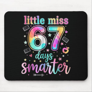 Little Miss 67 Days Smarter 67 Days Of School Six Mouse Pad