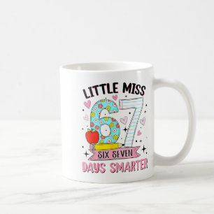 Little Miss 67 Days Smarter Coquette Bow 67th Day Coffee Mug