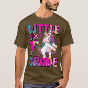 Little Miss 7th Grade Unicorn Back To School 7th G T-Shirt