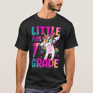 Little Miss 7th Grade Unicorn Back To School 7th G T-Shirt