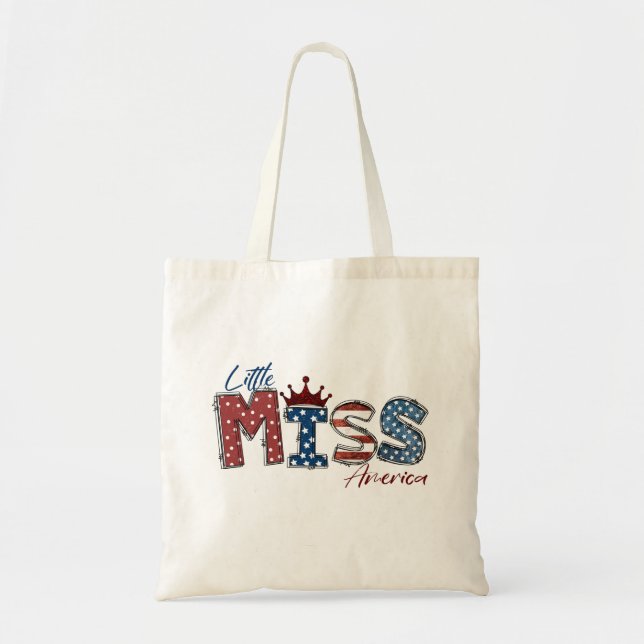  Little Miss America Tote Bag (Front)
