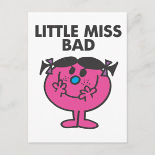 Little Miss Bad   Wicked Smile Postcard