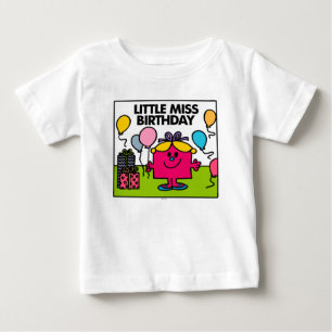 Little Miss Birthday   Presents & Balloons Baby T-Shirt