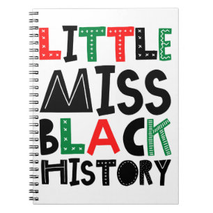 Little Miss Black History Month Notebook