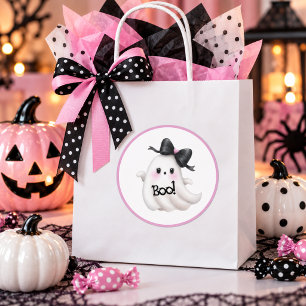 Little Miss Boo Classic Round Sticker
