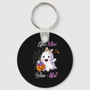 Little Miss Boo-tiful Funny Cute Halloween Costume Keychain