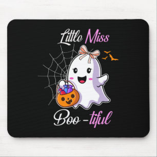 Little Miss Boo-tiful Funny Cute Halloween Costume Mouse Pad