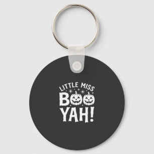 Little Miss Booyah Halloween Pumpkin Design_1 Keychain