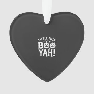 Little Miss Booyah Halloween Pumpkin Design_1 Ornament