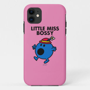 Little Miss Bossy   Black Lettering iPhone 11 Case