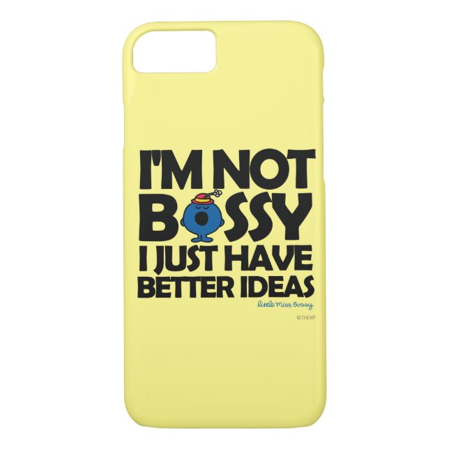 Little Miss Bossy Has Better Ideas Case-Mate iPhone Case (Back)