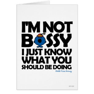 Little Miss Bossy Just Knows