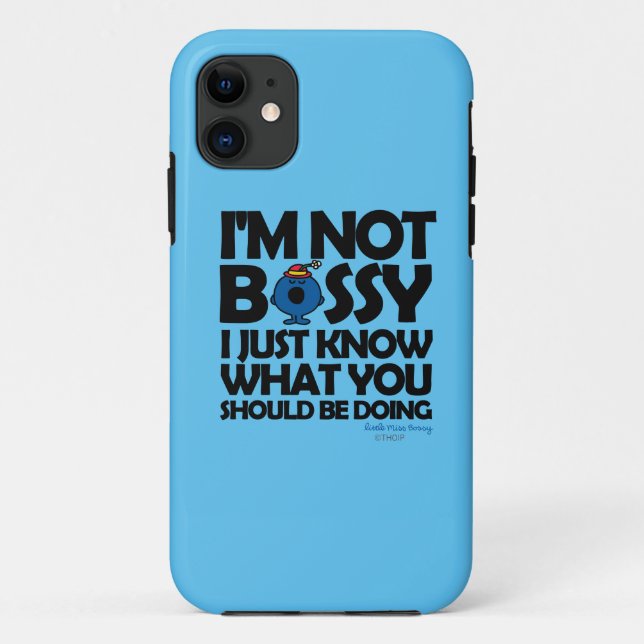 Little Miss Bossy Just Knows Case-Mate iPhone Case (Back)