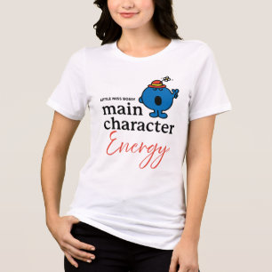 Little Miss Bossy Main Character Energy Tri-Blend Shirt