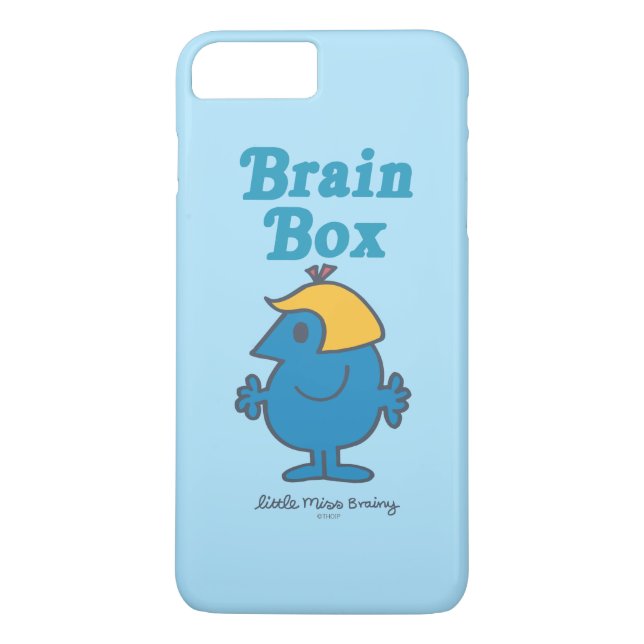 Little Miss Brainy | Brain Box Case-Mate iPhone Case (Back)