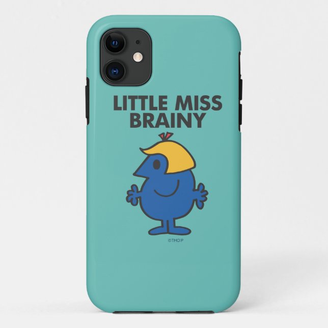 Little Miss Brainy Standing Still Case-Mate iPhone Case (Back)