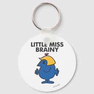 Little Miss Brainy Standing Still Keychain