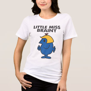 Little Miss Brainy Standing Still Tri-Blend Shirt