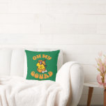 Little Miss Busy Oh My Gourd Halloween Throw Pillow<br><div class="desc">Little Miss Busy hides out this Halloween in a pumpkin,  exclaiming "Oh My Gourd"! Wear this fun graphic on a custom t-shirt,  tote,  or send on a personalized card. Shop this graphic on more custom products on Zazzle.</div>