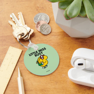 Little Miss Busy   Reading Time Keychain