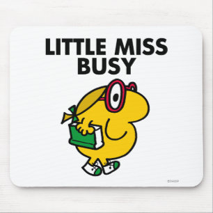 Little Miss Busy Reading Time Mouse Pad