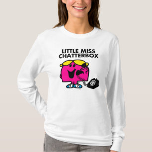 Little Miss Chatterbox & Black Telephone T-Shirt