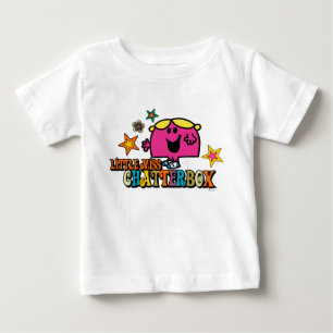 Little Miss Chatterbox & Colourful Stars Baby T-Shirt